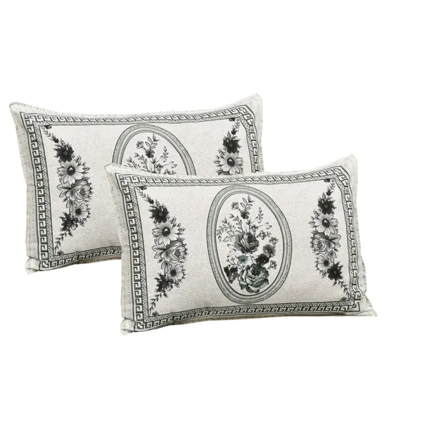 Grey_Cotton_Kaleen_Floral_Double_Bedsheet_With_Pillow_Cover_100_X_108_Cm
